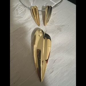 Vintage Brooch & Earrings by Park Lane